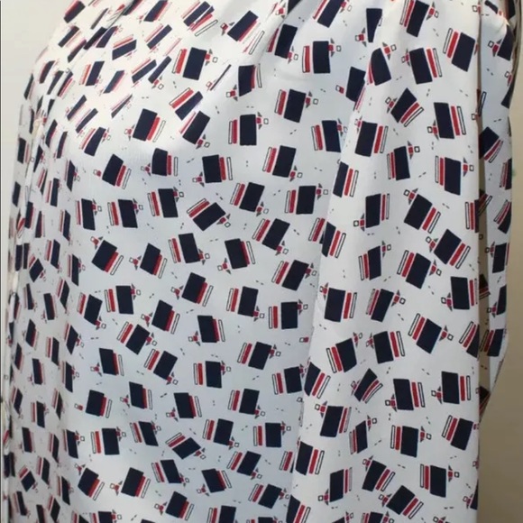 Vintage Hunt Club Women's Long Sleeve Graphic Print Made In Canada Size 14 - Picture 7 of 12